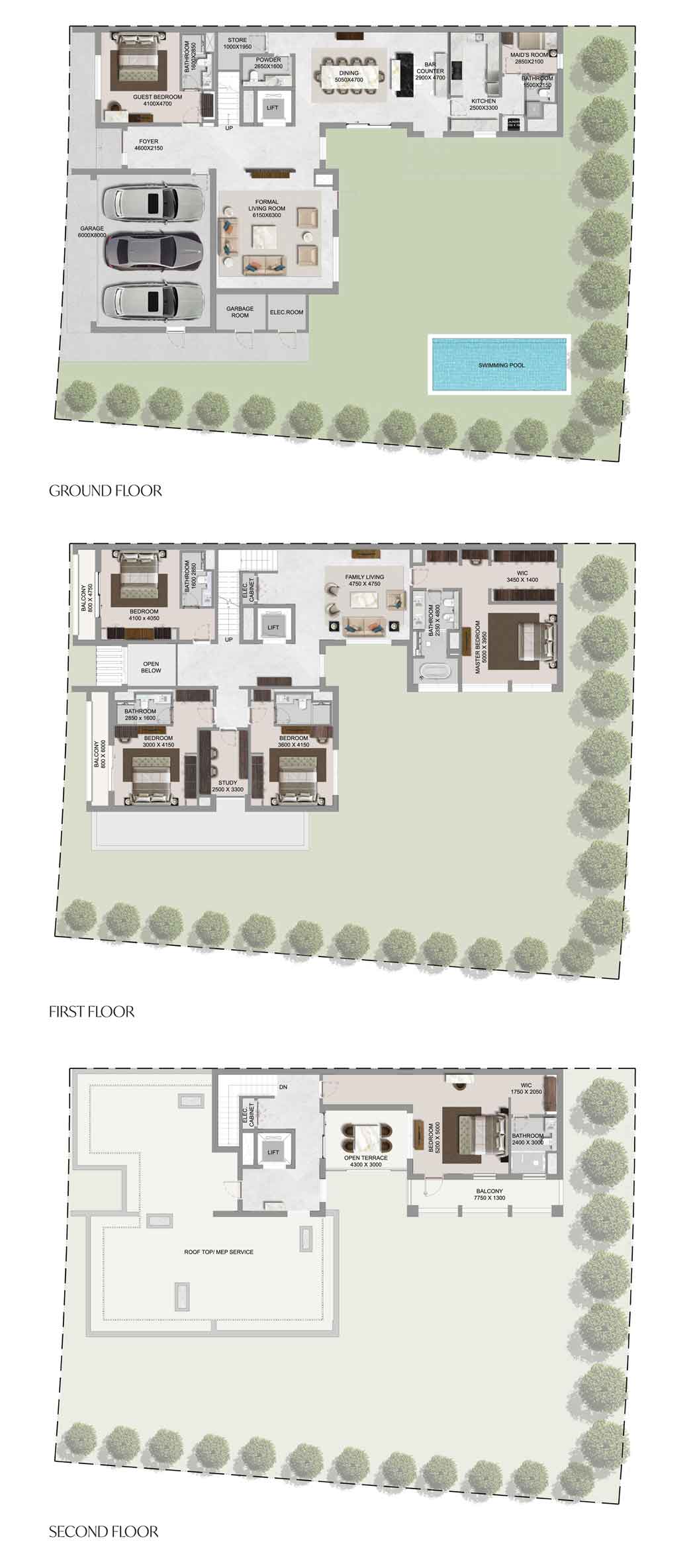 6 BED Estate Villa AT Sobha Sanctuary Dubai