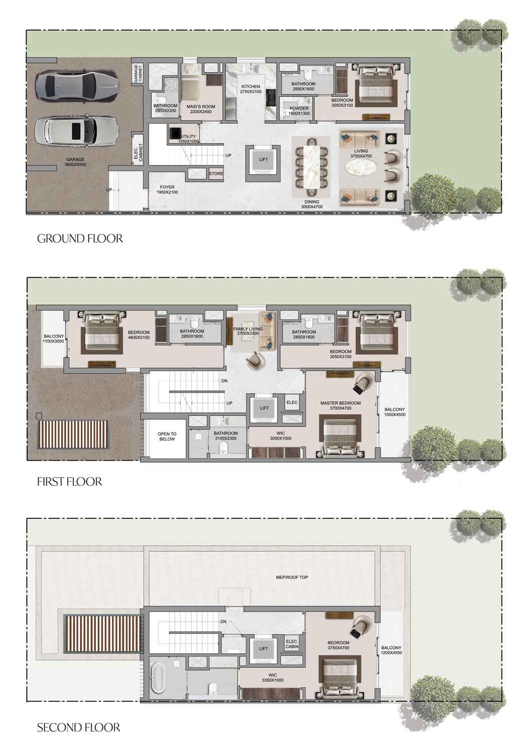 5 BED GARDEN Villa AT Sobha Sanctuary Dubai