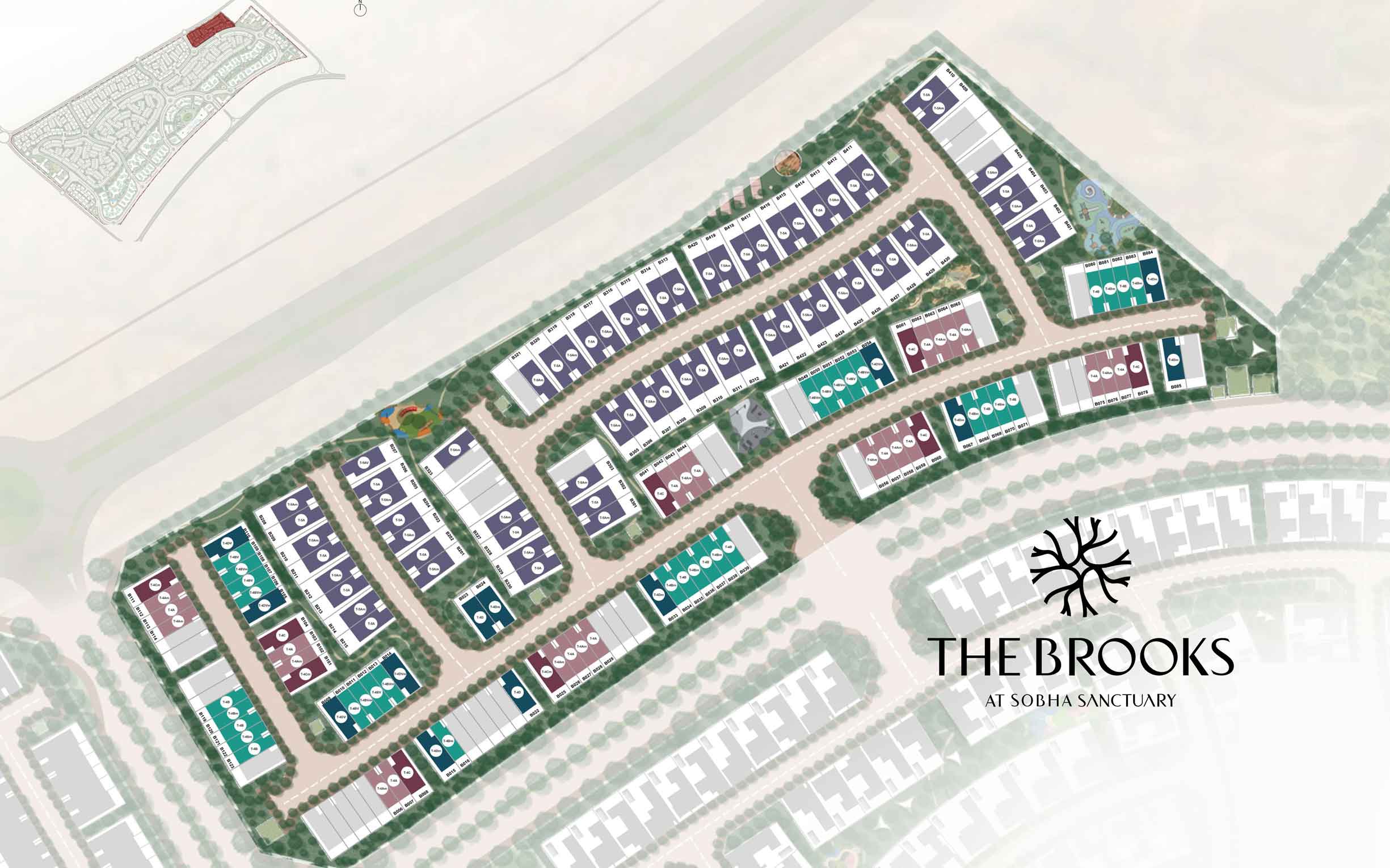 The Brooks at Sobha Sanctuary Master Layout