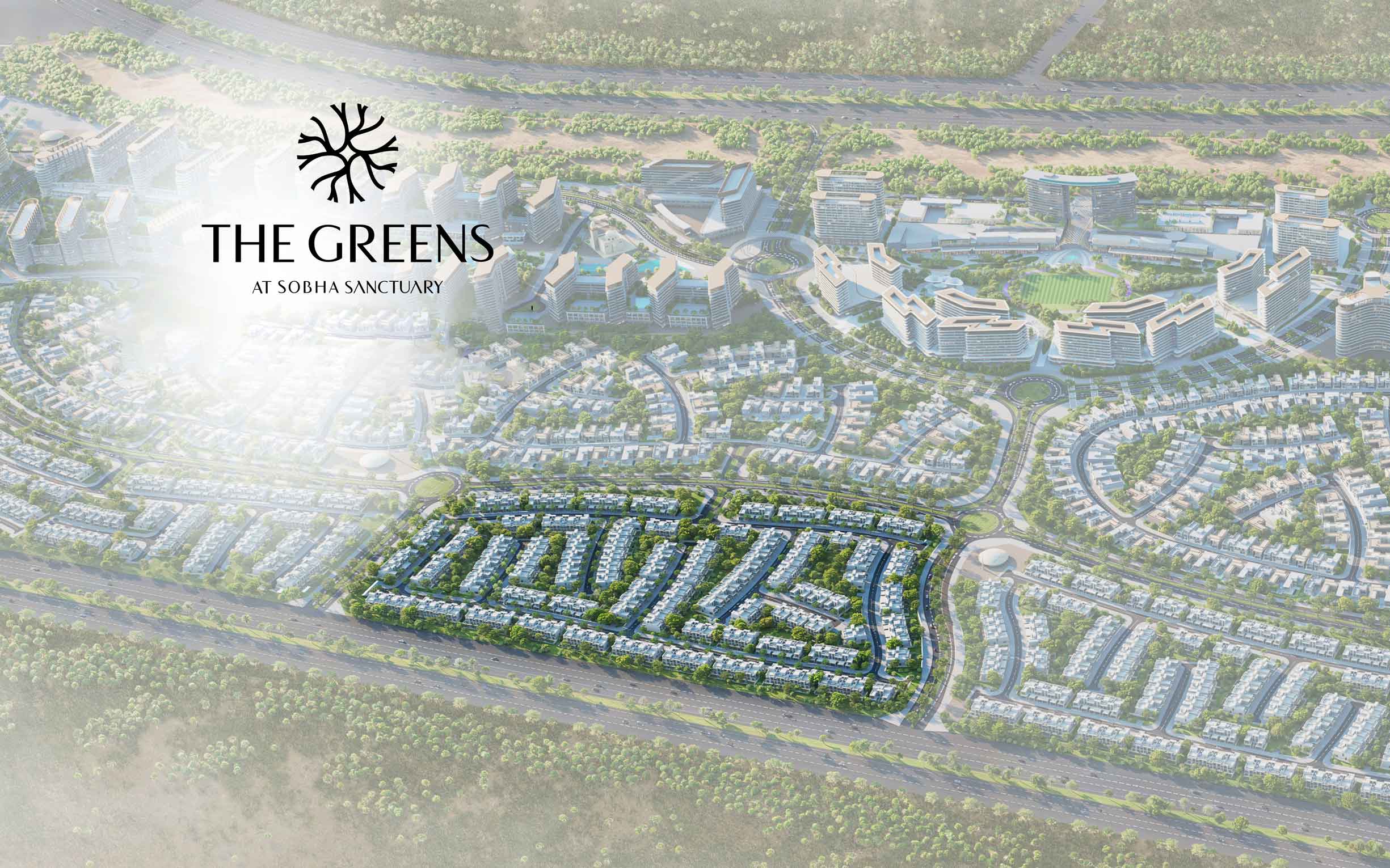 The Greens Cluster at sobha sanctuary Dubai