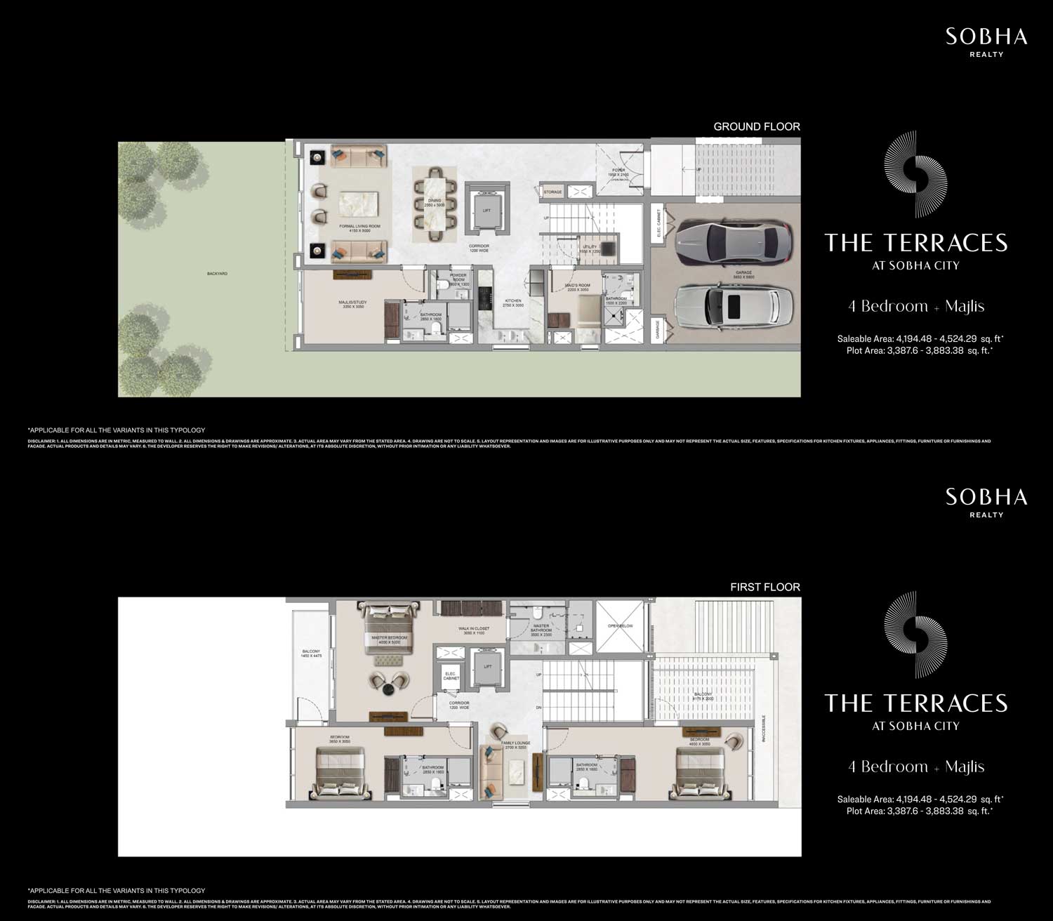4 bed majlis villa floor plan at sobha city abu dhabi 4 bed majlis villa floor plan at sobha city abu dhabi